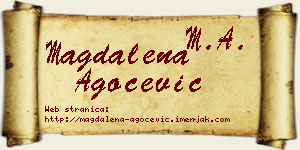 Magdalena Agočević vizit kartica